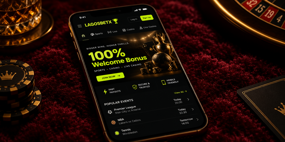 LAGOSBETXπ β 100% Welcome Bonus