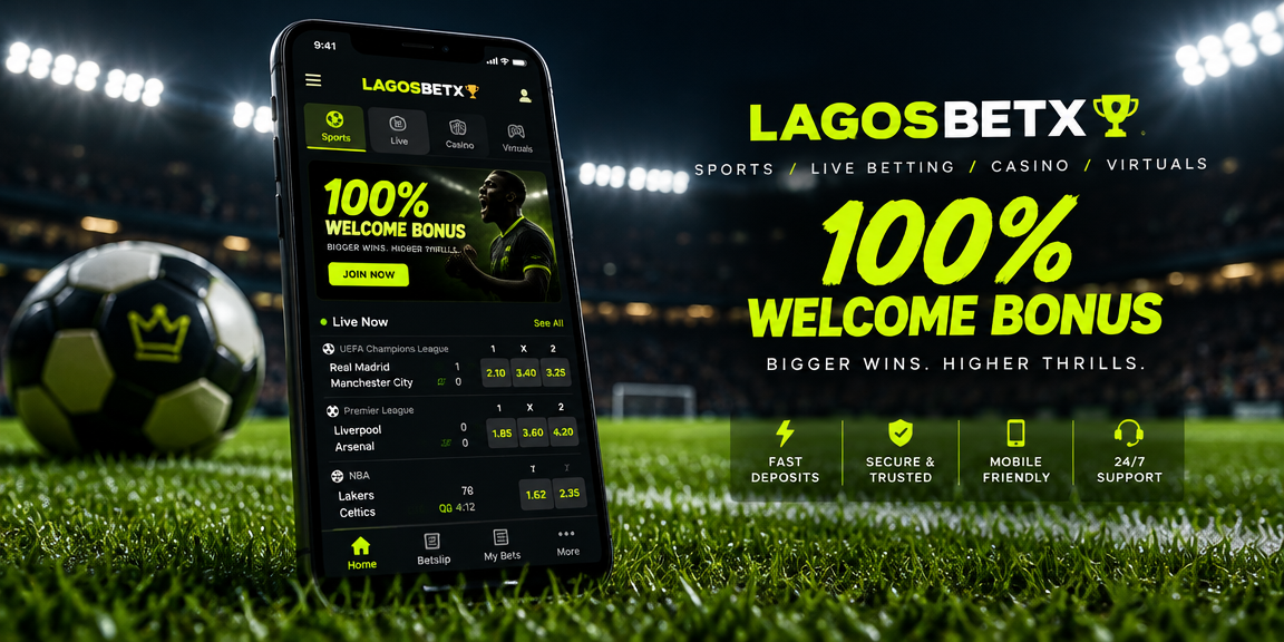 LAGOSBETXπ β 100% Welcome Bonus